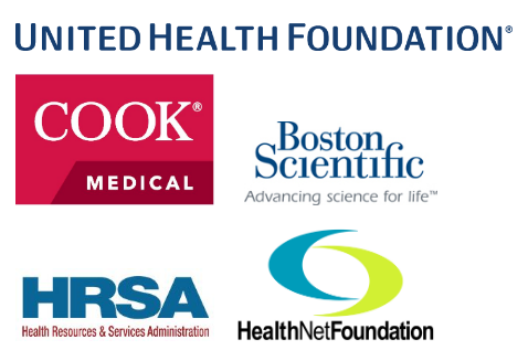 Mobile Health Donors - United Health Foundation, Cook Medical, Boston Scientific, HRSA, HealthNet Foundation